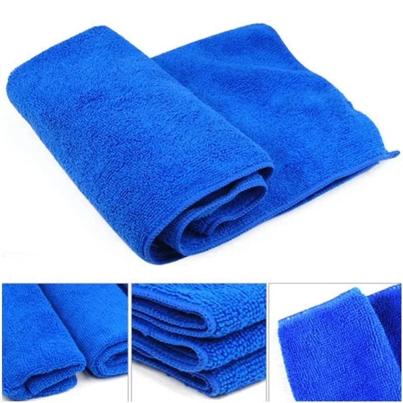 1-20Pcs Microfiber Towels Car Wash Drying Cloth Towel Household Cleaning Cloths Auto Detailing Polishing Cloth Home Clean Tools