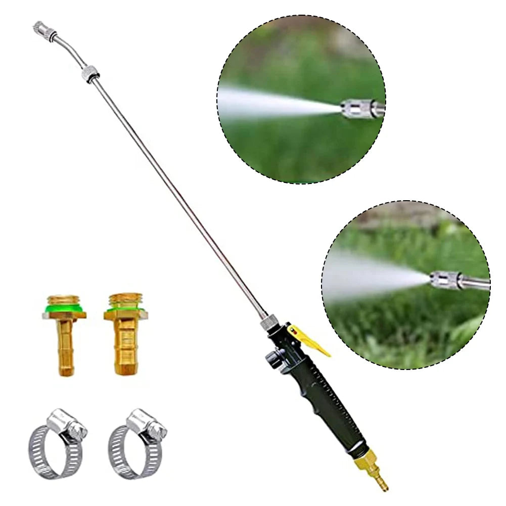 1/4" 3/8" Sprayer Wand High Pressure Water Gun Metal Water Gun Jet Garden Hose Nozzle Sprayer Watering Spray Sprinkler