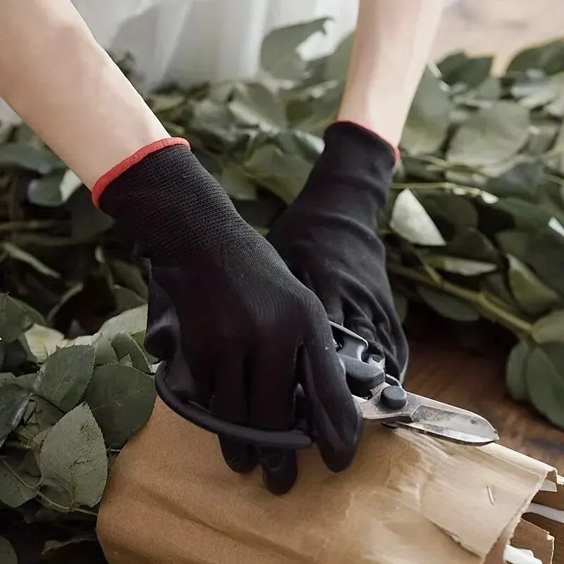 10 pares de guantes de seguridad duraderos: antideslizantes, resistentes al desgaste, protección ESD para jardinería y carpintería 