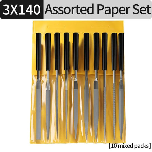 10pcs/set Metal Needle File Set Wood Rasp Metal Polishing Hand FileTools Steel Rasp Needl Filing For Metal Glass Stone Wood Carv