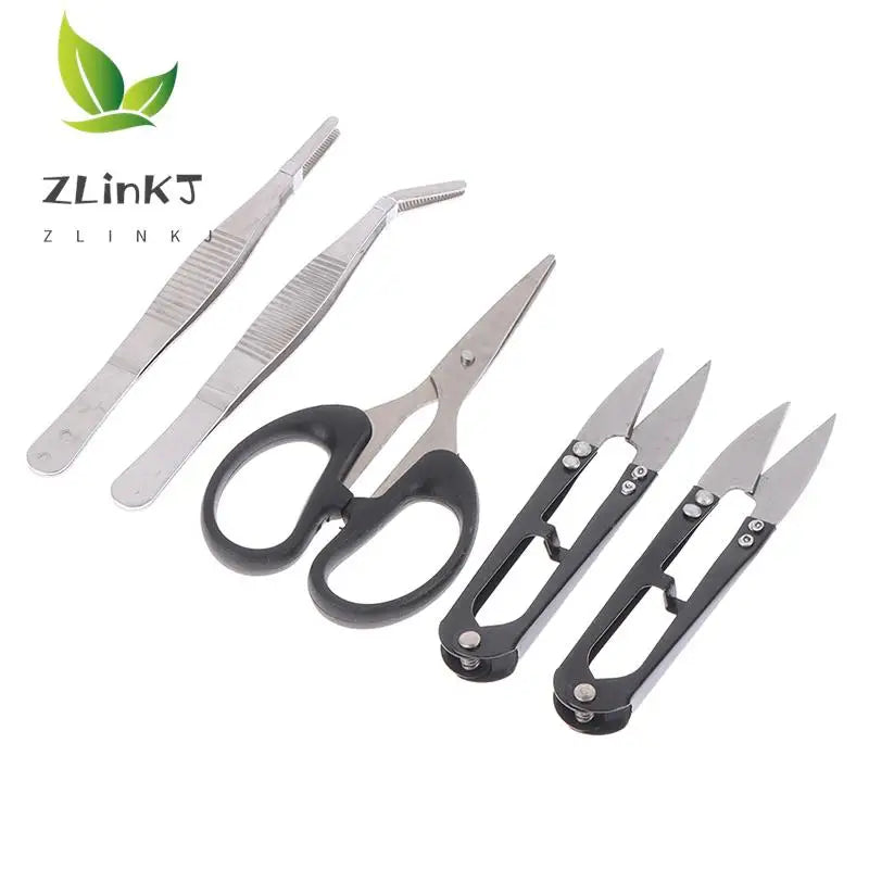 13 Pcs Plant Garden Tools Set For Succulents Potted Plants Seedling Starter Spade Pruning Tweezers Scissors