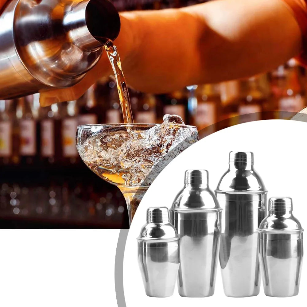 1PC 250/350/550/750ml herramientas de Bar de fiesta Boston Martini cóctel vino mezclador de acero inoxidable coctelera profesional Barware 