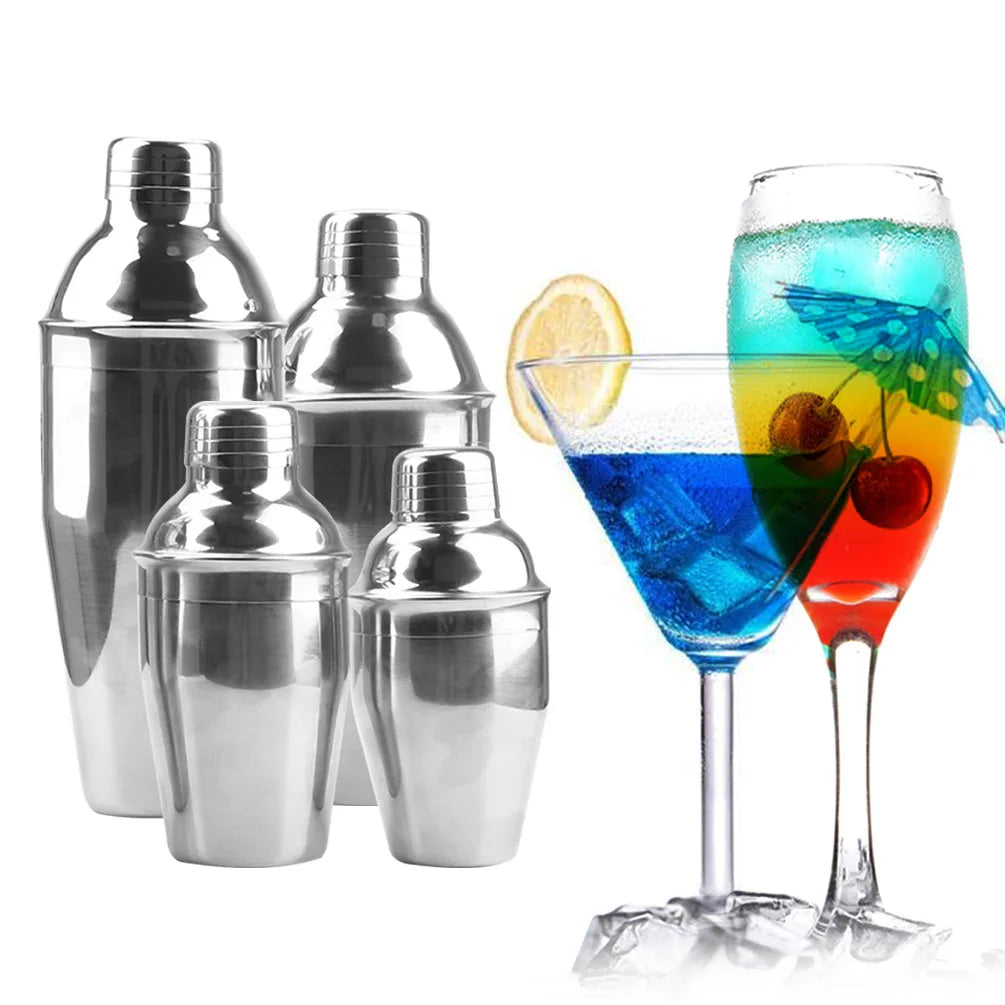 1PC 250/350/550/750ml herramientas de Bar de fiesta Boston Martini cóctel vino mezclador de acero inoxidable coctelera profesional Barware 