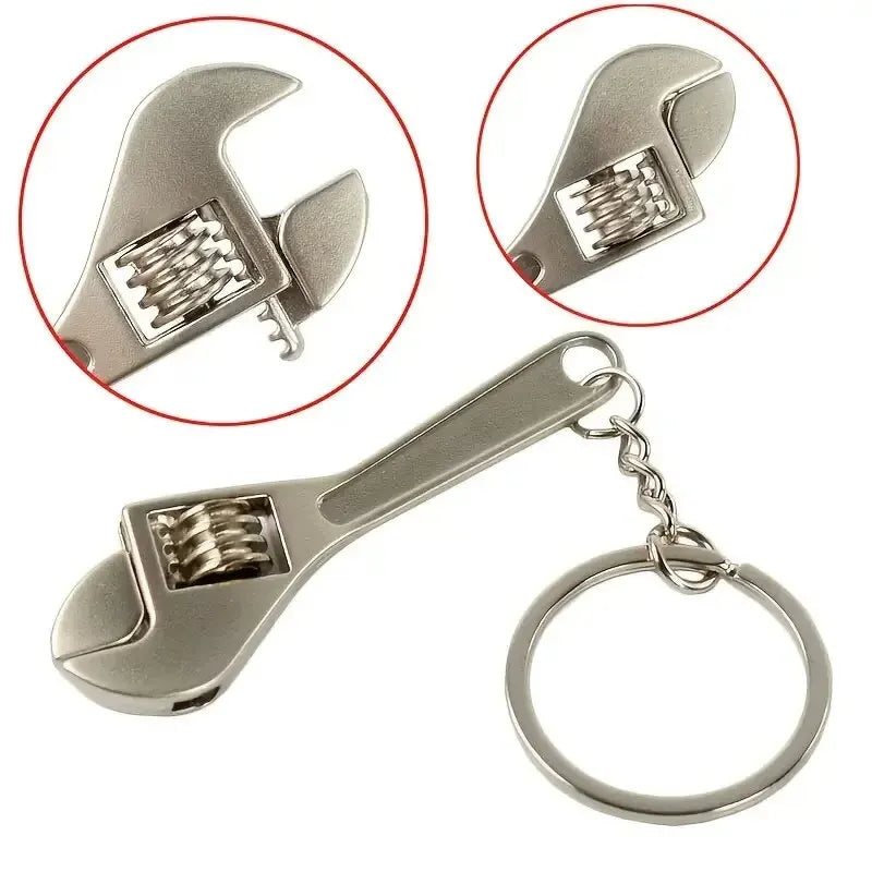 1PC Multifunction Mini Wrench Mini Open-end Wrench Portable Hand Tool Jaw Spanner Key Chain Shifting Spanner Tool