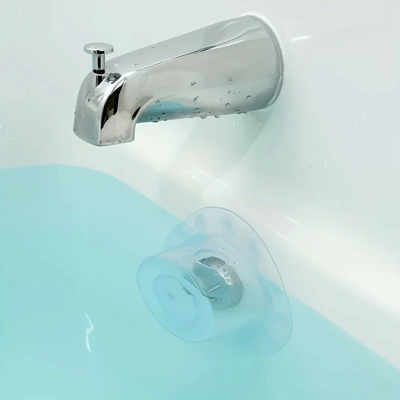 1PC- transparent bottomless bathtub overflow drain cover bathtub water stop plug shower products spa and shower accessories