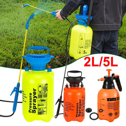 2L/3L/5L High-Pressure Garden Watering Can Watering Spray Disinfection Pneumatic Air Compression Pump Manual Pressure Sprayer