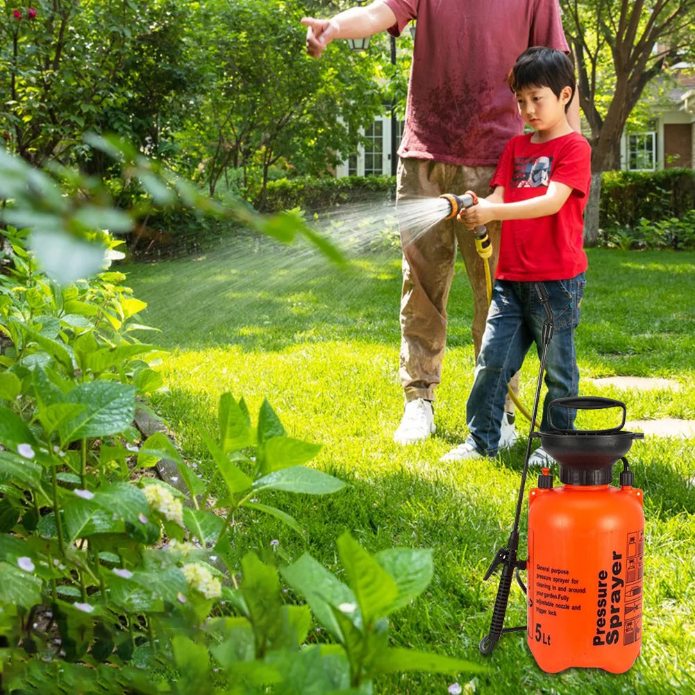 2L/3L/5L High-Pressure Garden Watering Can Watering Spray Disinfection Pneumatic Air Compression Pump Manual Pressure Sprayer