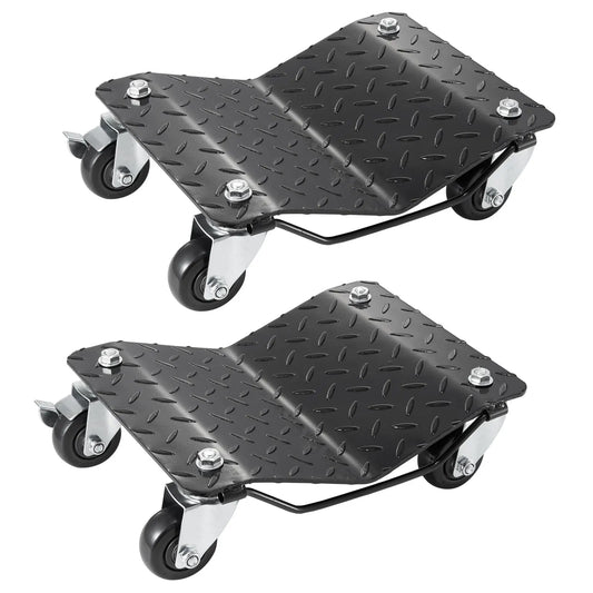 2PCS Wheel Dolly 3000 lbs/1360 kg Car Dolls, Wheel Dolly Car Tire Estaca Juego de 2 piezas, Heavy-duty Car Tire Dolly Coches en movimiento 