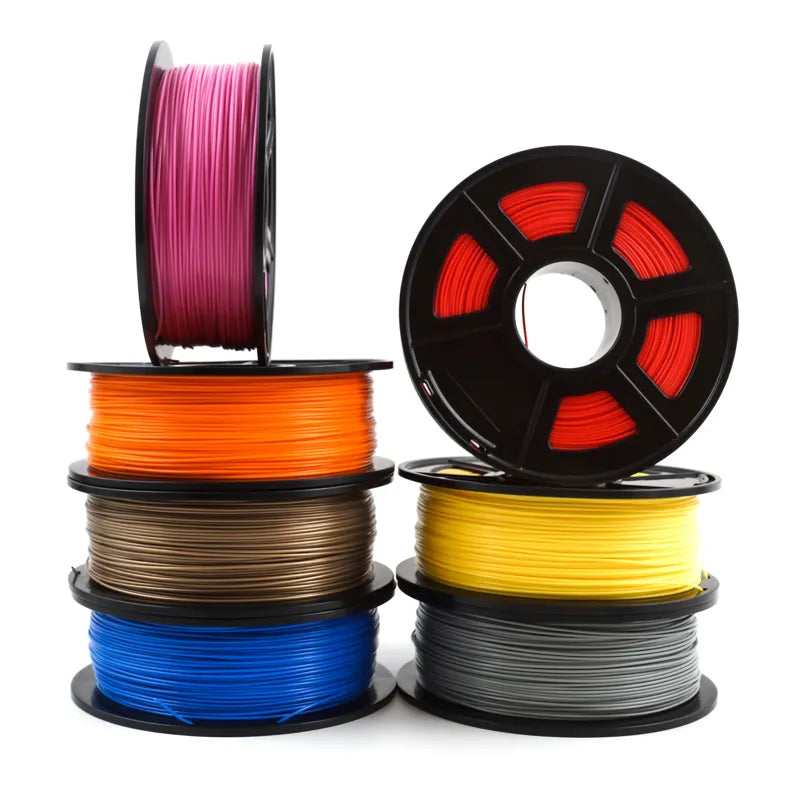 免费送货 16 色 3D 打印机灯丝 PLA/ABS 1.75mm/3mm 1kg 塑料橡胶耗材 MakerBot/RepRap/UP/Mendel 