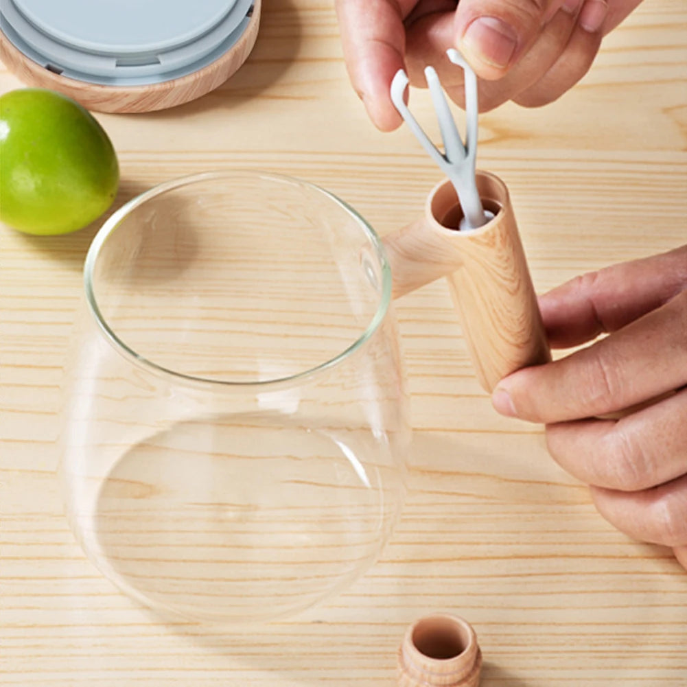 Mini licuadora portátil de 400ml para cocina o cafetería, mezclador de té, máquina mezcladora eléctrica automática para cocina, taza mezcladora para leche con Chocolate caliente 