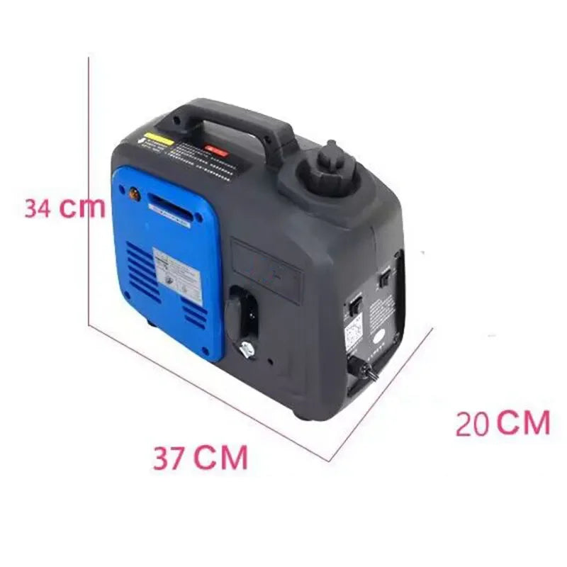 Generador de gasolina remoto universal 48v60v72v extensor de rango eléctrico de dos ruedas batería de coche de tres ruedas pequeña instalación gratuita 