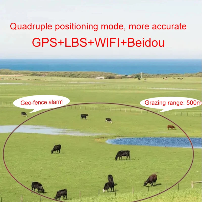 Rastreador GPS Solar 4G RF-V24C 4000mAh ganado vaca oveja caballo animales coches dispositivo de seguimiento imán Monitor de voz localizador gps inteligente 