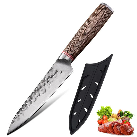 Cuchillo de cocina de 5,5 pulgadas, cuchillo de fruta de acero inoxidable, utilidad para pelar tomate, carne, cuchillo forjado para deshuesar, herramientas de cocina, utensilios de cocina 