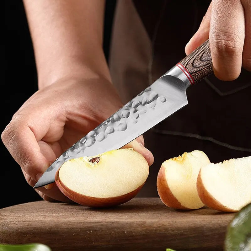 Cuchillo de cocina de 5,5 pulgadas, cuchillo de fruta de acero inoxidable, utilidad para pelar tomate, carne, cuchillo forjado para deshuesar, herramientas de cocina, utensilios de cocina 