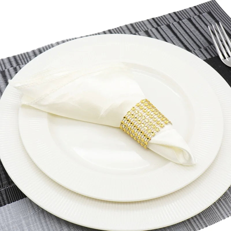 50 Uds servilletas de tela para decoración de boda, pañuelo cuadrado de tela satinada, servilleta, suministros para el hogar, decoración de mesa de cena, 30cm 