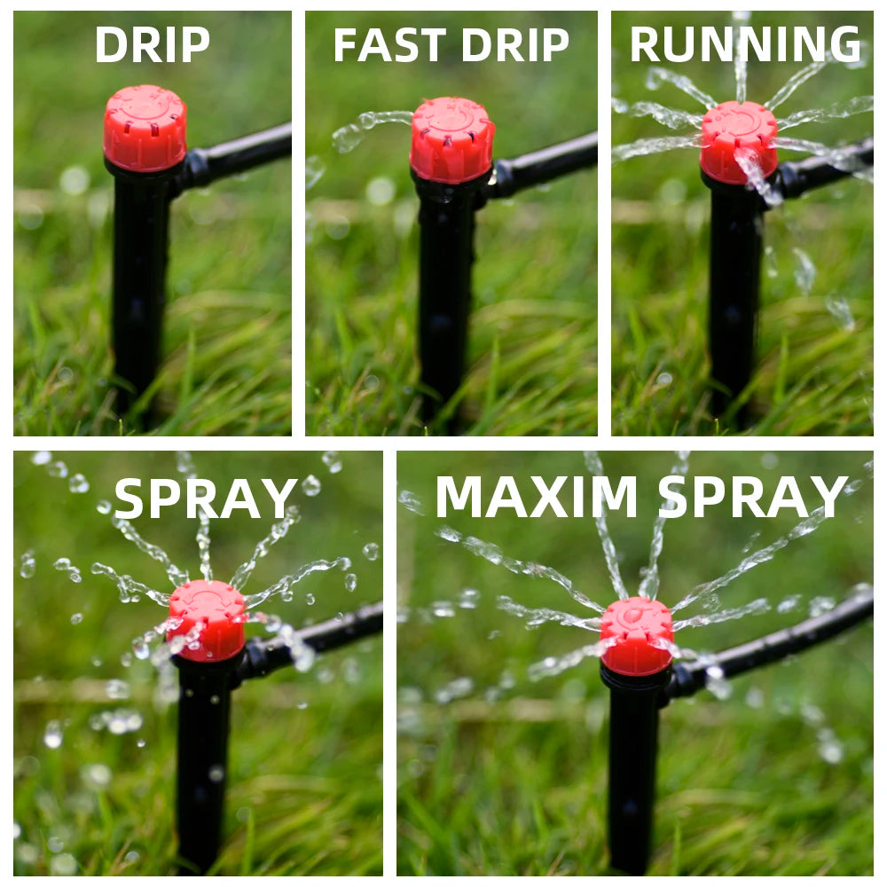 5M-60M Hose Drip Irrigation System Plant Watering Set 360 Degree Adjustable Drippers For Irrigation Garden Watering System