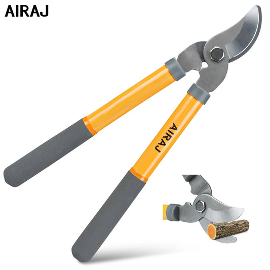 AIRAJ Pruning Shear Sharp Labor Saving Scissors Professional Pruner Equipment Garden Plant Branch Pruners Gardening Hand Tools