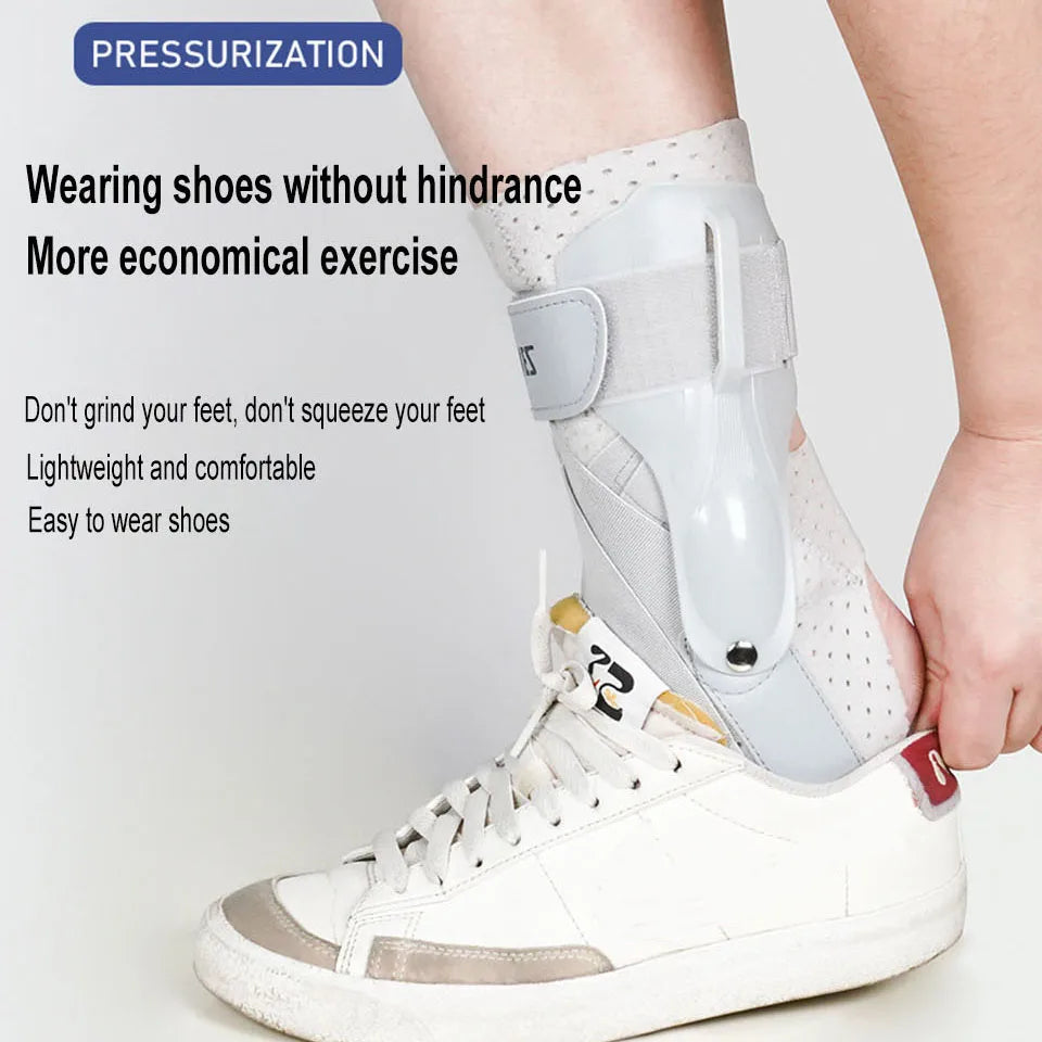 AOLIKES 1PCS Ankle Brace for Sprained Ankle, Ankle Support Brace with Side Stabilizers for Men & Women, Ankle Splint Stabilizer