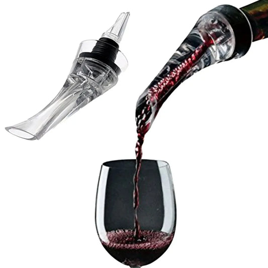 Aireador de vino acrílico, vertedor de aireación Premium, tapa de decantador de vino tinto, tapón de boquilla, dispensador de boca de botella, boquilla decantadora 