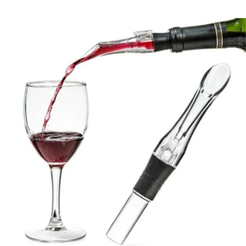 Aireador de vino acrílico, vertedor de aireación Premium, tapa de decantador de vino tinto, tapón de boquilla, dispensador de boca de botella, boquilla decantadora 