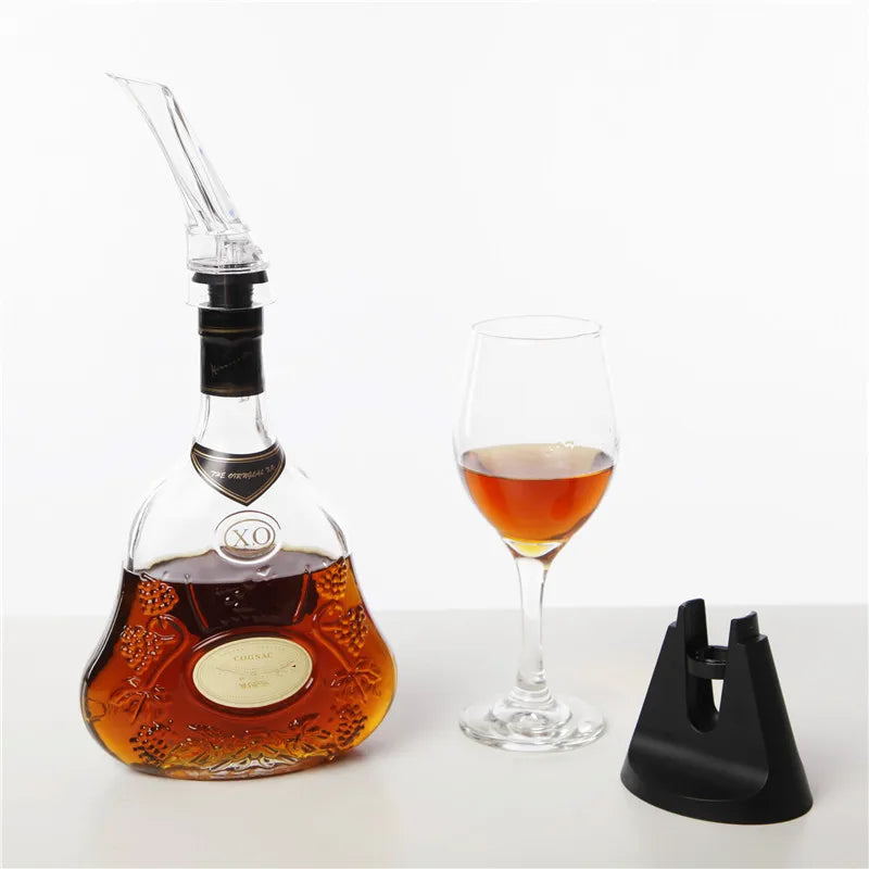 Aireador de vino acrílico, vertedor de aireación Premium, tapa de decantador de vino tinto, tapón de boquilla, dispensador de boca de botella, boquilla decantadora 