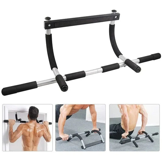 Marco de puerta de Fitness interior ajustable, puerta multifuncional, barra de dominadas, barra de dominadas de pared, barra Horizontal, equipo de Fitness para el hogar 