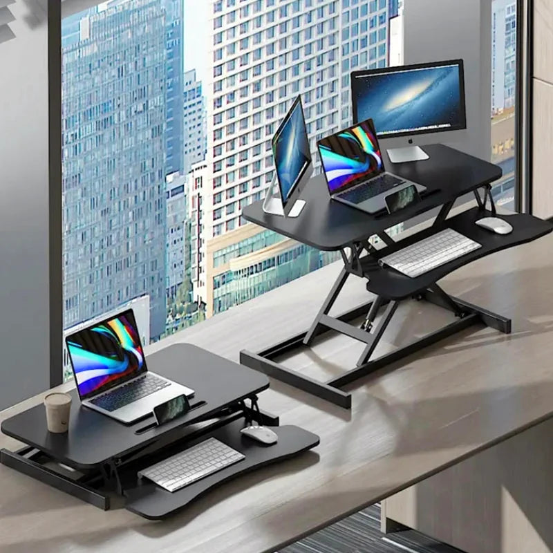 Adjustable lifting workstation laptop height adjustable lifting frame desktop computer elevator vertical workbench