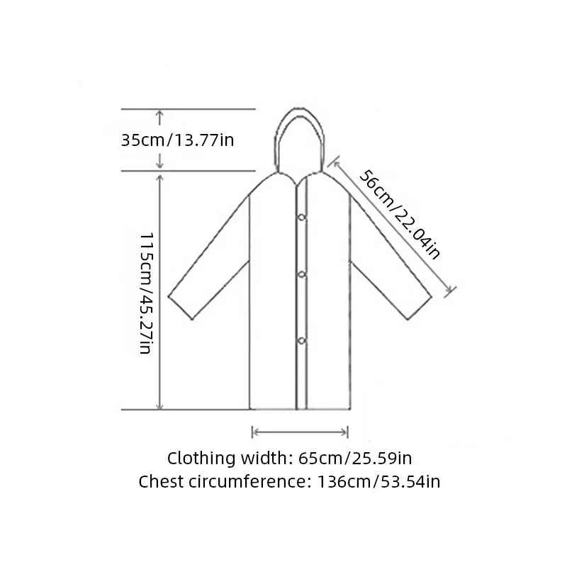 Chubasquero para adultos, no desechable, grueso, para viajes al aire libre, escalada, impermeable, impermeable Universal de una pieza 