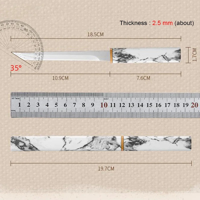 Cuchillo multiusos para barbacoa, cuchillo para cortar pescado, fruta, carne, mango de plástico, cuchillos de cocina, cuchillo afilado para deshuesar carnicero y Chef, cuchillo para carne 