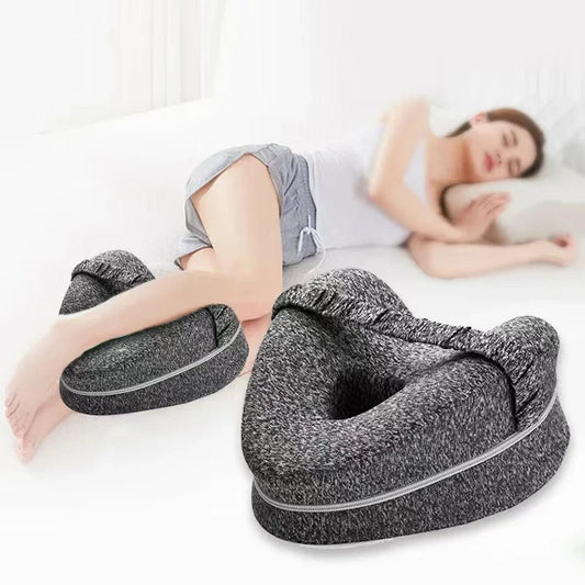 Almohada de algodón con memoria corporal para piernas, almohada de espuma para el hogar, ortopédica para dormir, ciática, espalda, articulación de cadera para aliviar el dolor, cojín para muslo y pierna 