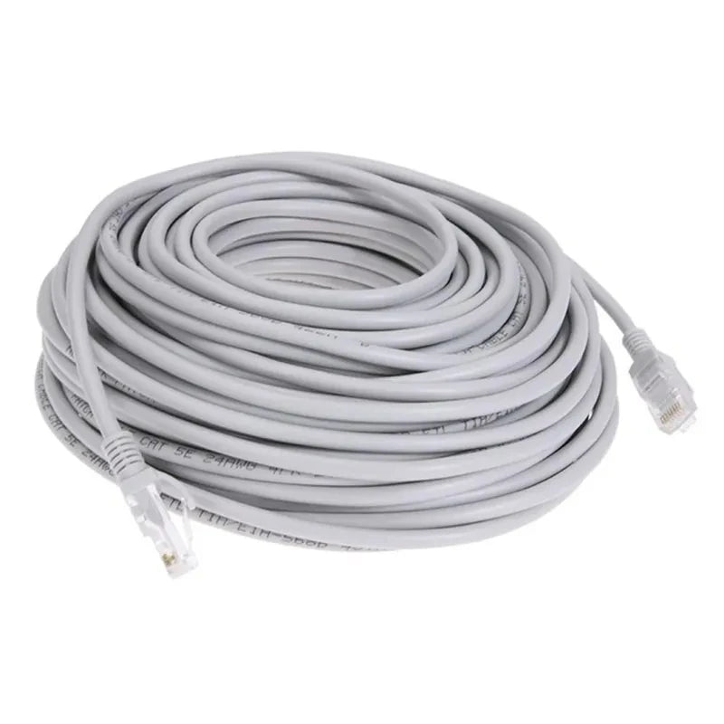 高速度以太网线 Cat5e RJ45 红色 LAN 线缆 线缆 跳线，1M/5M/10M/15M/20M/30M/50M