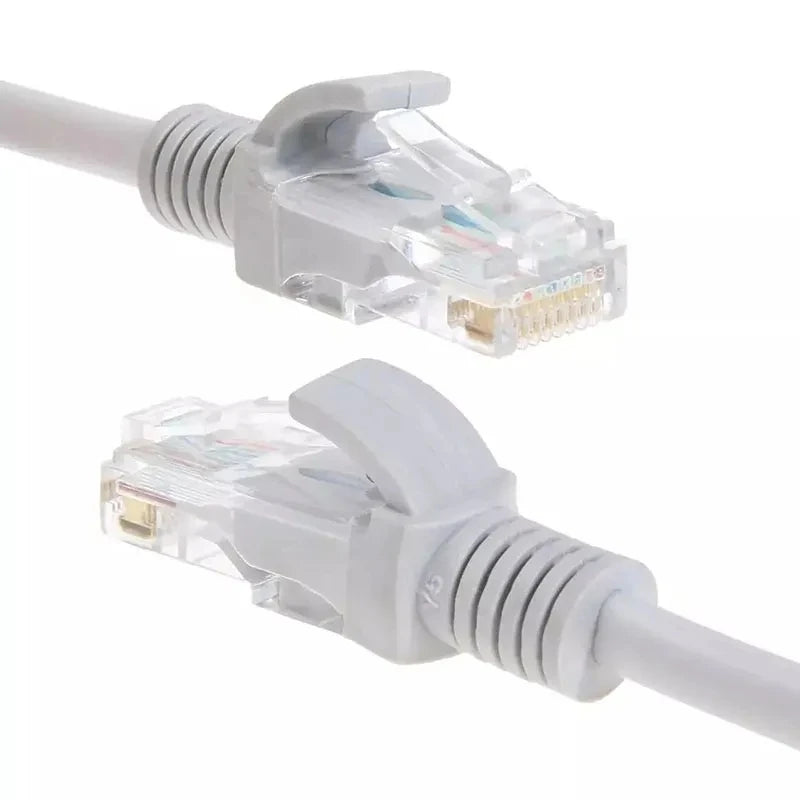 高速度以太网线 Cat5e RJ45 红色 LAN 线缆 线缆 跳线，1M/5M/10M/15M/20M/30M/50M