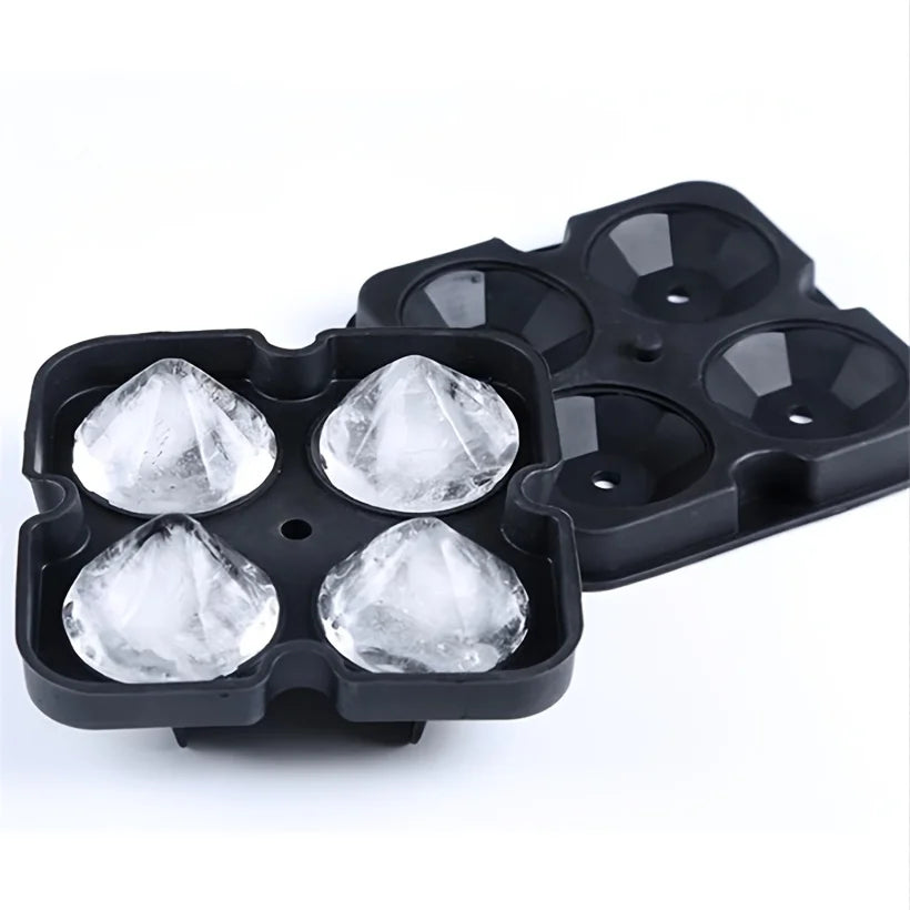 Create Unique Diamond-Shaped Ice Cubes at Home with this DIY Ice Cube Tray Mold!