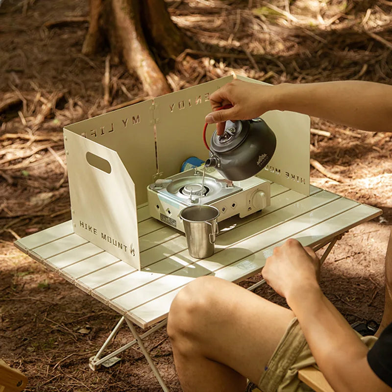 Mesa plegable para exteriores Desert Fox, mesa portátil de aleación de aluminio ultraligera para ocio, Picnic, barbacoa, Camping, pesca autónoma 