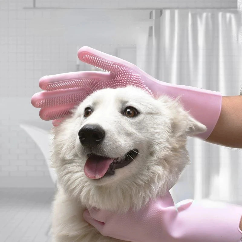 Guantes de limpieza para lavavajillas, guantes mágicos de goma de silicona para lavar platos, esponja para el hogar, herramientas de limpieza de cocina 