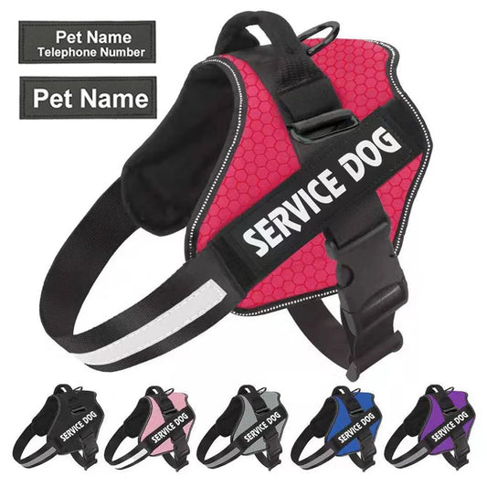 Dog Harness Pet Dog Collars Harness And Straps Leash Small Medium Big Dog Customized Harness Chest Accessories For Dogs Supplies