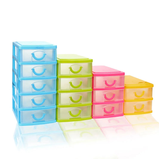 Durable Plastic Mini Desktop Drawer Sundries Case Small Objects Boxes For Makeup Organization Home Accessories Tools