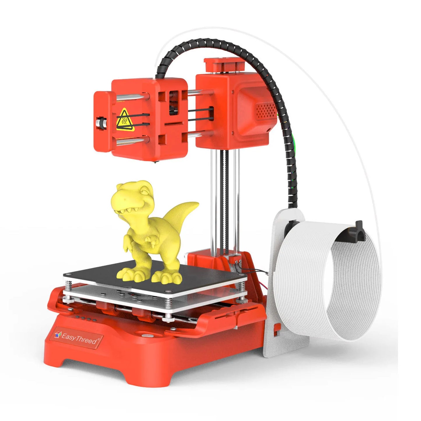 EasyThreed 3D Printer K7 Entry Level Small Size Low Noise Beginners Easy to Use PLA TPU .75mm Filament