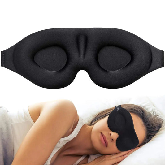 Antifaz para dormir 3D contorneado taza con los ojos vendados cóncavo moldeado noche máscara para dormir bloquear la luz con mujeres hombres 