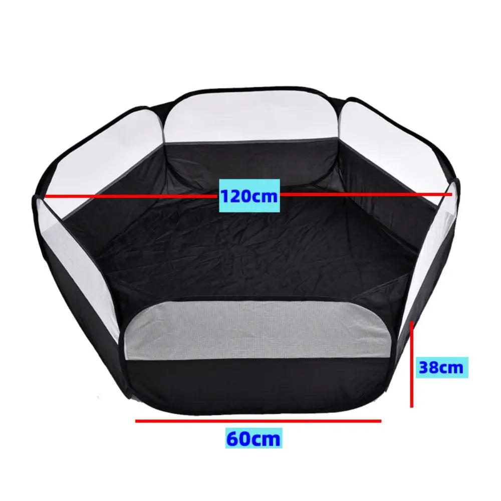 Folding Small Hamster Cage Portable Wear-resistant Reusable Pet Playpen Open Yard Fence Pet Supplies Hedgehog Cage Tent