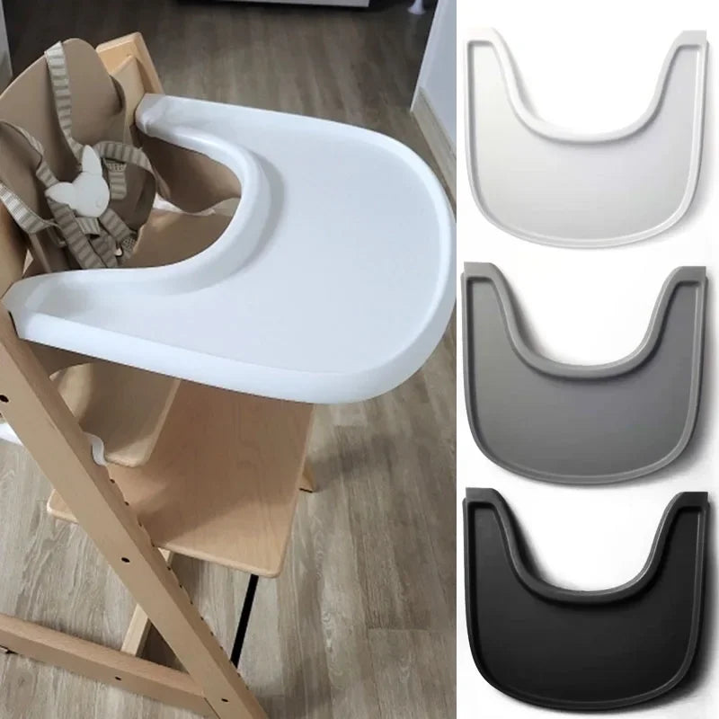 Silla de crecimiento para niños, plato de comedor, silla de alimentación para bebés, plato de mesa de comedor, bandeja de asiento alto ABS, accesorios para sillas de comedor 