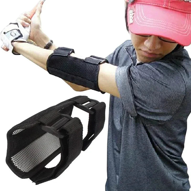 Ayuda de entrenamiento de Golf, bandas de práctica rectas para Swing, Corrector de codera, soporte de arco, entrenadores de Swing, accesorios de Golf, herramienta para principiantes 