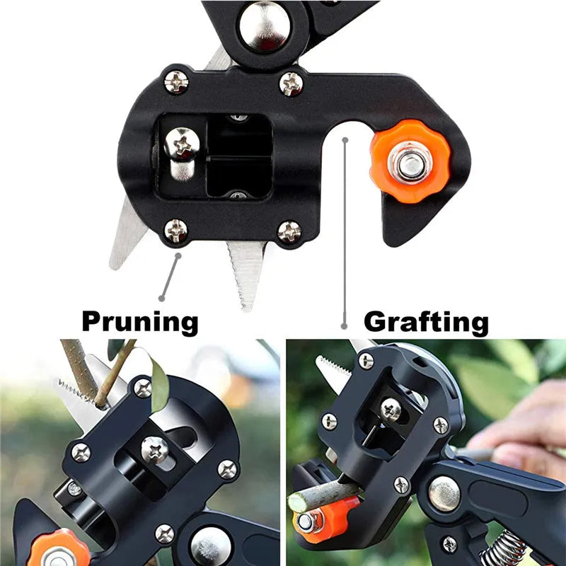 Grafting Pruner Garden Grafting Tool Professional Branch Cutter Secateur Pruning Plant Shears Boxes Fruit Tree Grafting Scissor