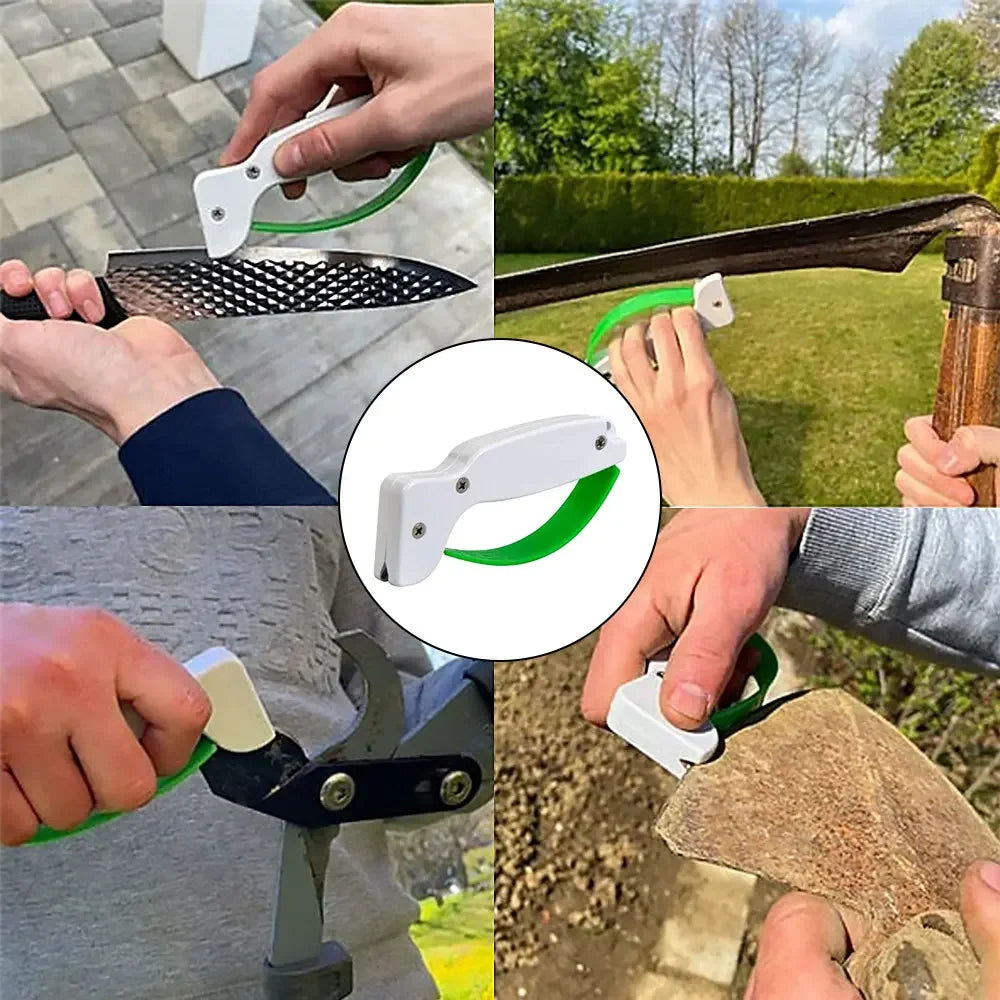 Handheld Sharpener Household Sharpener Pocket Knife and Garden Poop Tools Professional Sharp Knives Plastic Hand Held Portable