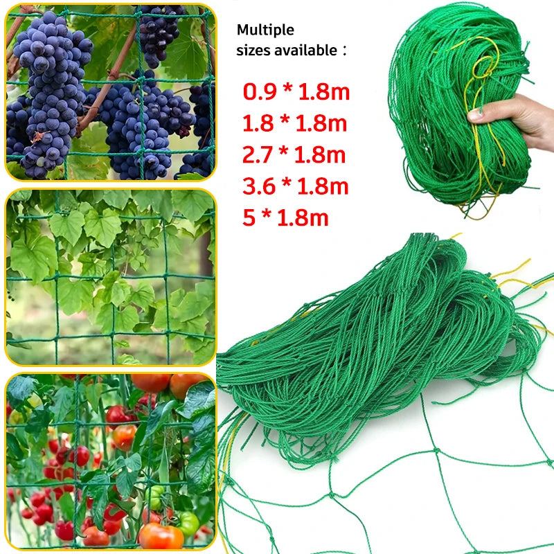 High-quality Garden Climbing Netting Strong Nylon Plant Trellis for Climbing Plants Loofah Morning Glory Flowers Cucumber Vine