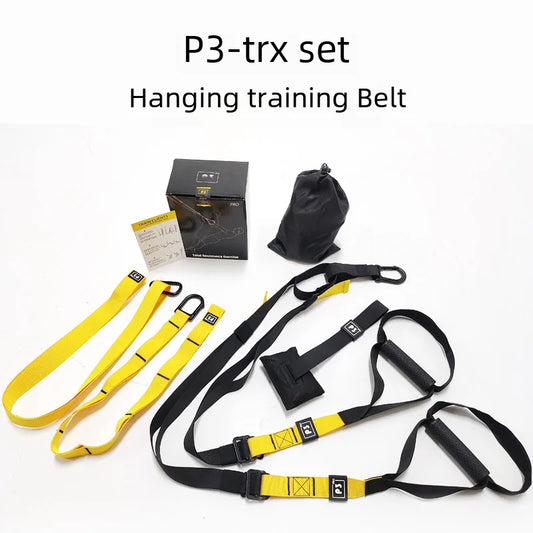 Uso en el hogar P3-trx Fitness suspensión cinturón de entrenamiento azul marino sistema colgante bandas de resistencia para ejercicio Fitness 