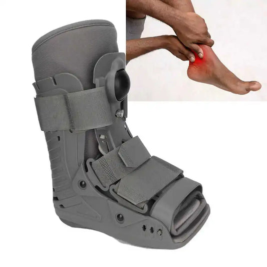 Bota de aire inflable para pies, soporte para andador, bota para caminar neumática ultraligera, protección ortopédica para fracturas de lesiones de tobillo 