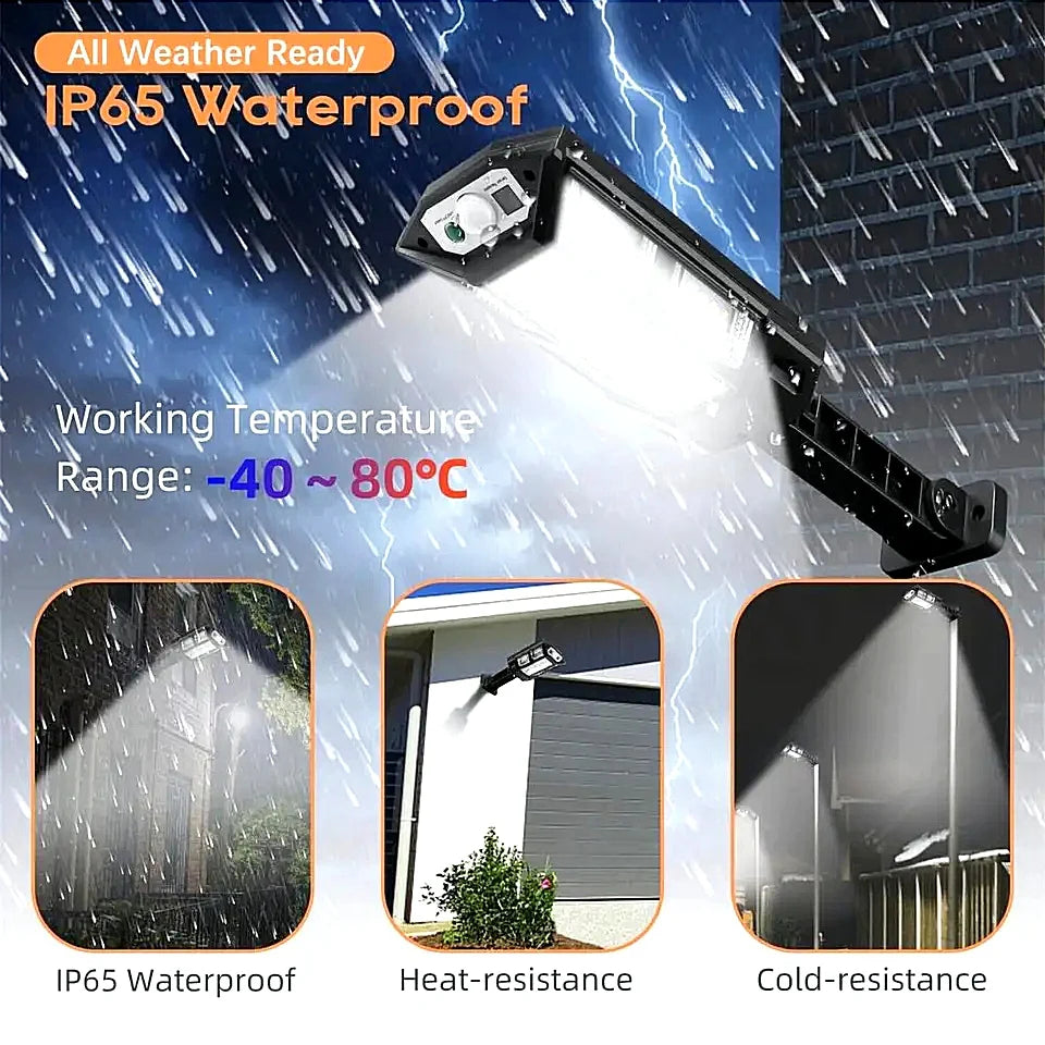 Irradiation 300㎡ 600LM Solar Lights Outdoor Sunlight Motion Sensor Light 3Modes Waterproof Garden Street Wall Outdoor Solar Lamp