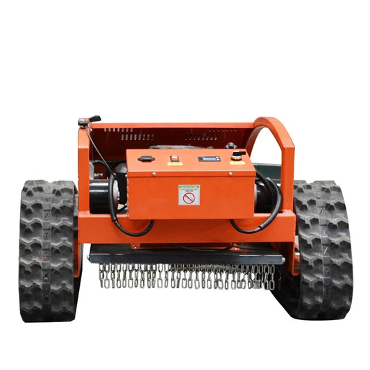 Lawn Mower Remote Control Crawler Self-propelled Four-wheel Drive Lawn Mower Crusher Automatic Lawn Mower Customized