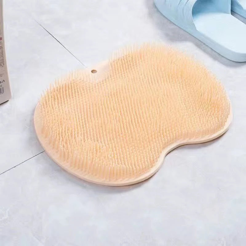 Lazy Foot Rubbing Tool Household Bathroom Foot Brushing Sole Massage Pad with Suction Cup Non slip Foot Wash Pad